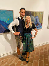 Laden Sie das Bild in den Galerie-Viewer, Motivschürze kurz "Rechende"