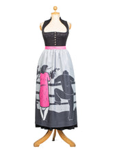 Laden Sie das Bild in den Galerie-Viewer, Motivschürze lang "Paar am Zaun"